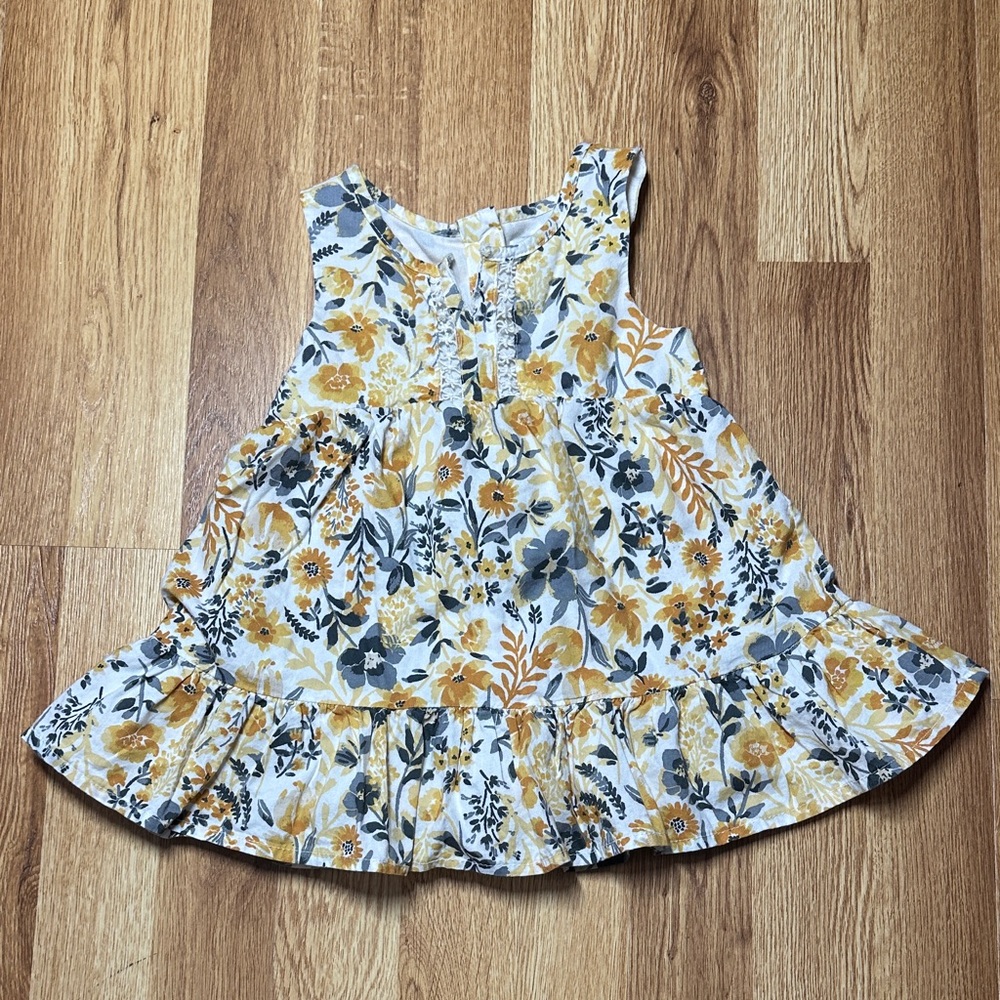 Rachel Zoe 3T Lined Floral Sleeveless Dress